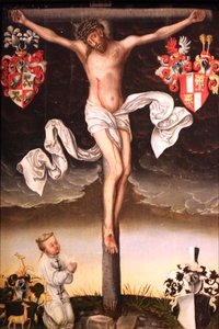 Epitafio de un niño en sudario de Lucas Cranach the Younger